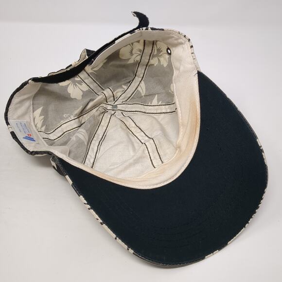 Ha Strapback Baseball Cap Multicolor One Size Adjustable Floral Print 6 Panel - Picture 7 of 9